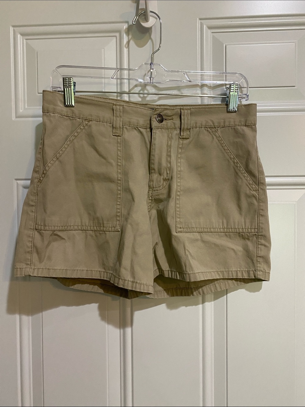 Xhilaration Tan Utility Shorts with Front Pockets